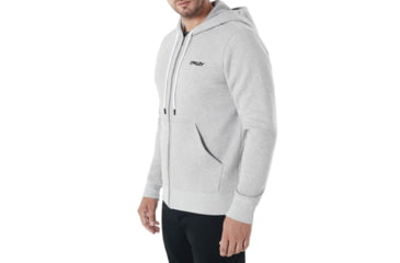 Image of Oakley Street Logo Fz Fleece - Mens, Granite Heather, Small, 472417-24L-S