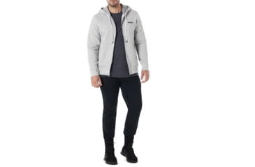 Image of Oakley Street Logo Fz Fleece - Mens, Granite Heather, Small, 472417-24L-S