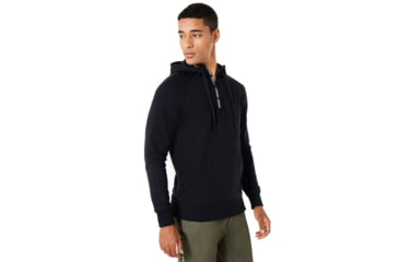 Image of Oakley Street Logo Half Zip Fleece - Mens, Blackout, 2XL, 472418-02E-XXL