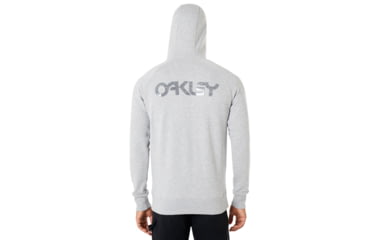 Image of Oakley Street Logo Half Zip Fleece - Mens, Granite Heather, Extra Large, 472418-24L-XL