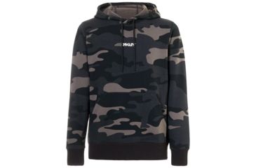 Image of Oakley Street Logo Hooded Camo Fleece Camo - Mens, Grey Camo, Large, 472431-9A2-L