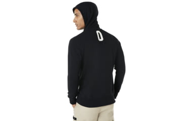 Image of Oakley Street Logo Hooded Fleece - Mens, Blackout, Large 472422-02E-L