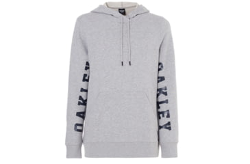 Image of Oakley Street Logo Hooded Fleece - Mens, Granite Heather, Large, 472422-24L-L