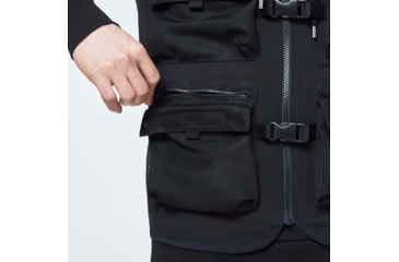 Image of Oakley Stretch Logo Patch Vest - Mens, Blackout, Large, FOA400008-02E-L