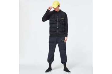 Image of Oakley Stretch Logo Patch Vest - Mens, Blackout, Large, FOA400008-02E-L