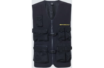 Image of Oakley Stretch Logo Patch Vest - Mens, Blackout, Large, FOA400008-02E-L