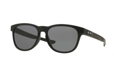Image of Oakley STRINGER OO9315 Sunglasses 931501-55 - Matte Black Frame, Grey Lenses