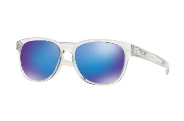 Image of Oakley STRINGER OO9315 Sunglasses 931506-55 - Polished Clear Frame, Sapphire Iridium Lenses