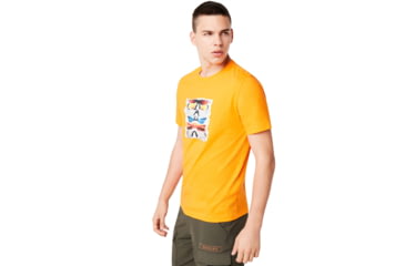 Image of Oakley SunglaShort Sleeve Print Tee - Mens, Autumn Glory, 2XL, 457871-71T-XXL