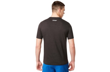 Image of Oakley SunglaShort Sleeve Print Tee - Mens, Dark Grey Hthr, Medium, 457871-29A-M