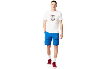 Image of Oakley Sunglass Print Tee - Mens, White, 2XL, 457871-100-XXL