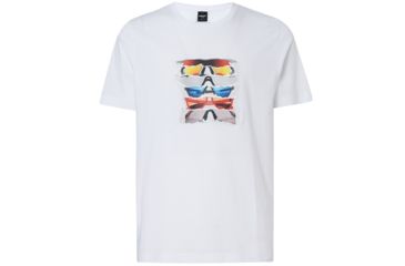 Image of Oakley Sunglass Print Tee - Mens, White, 2XL, 457871-100-XXL