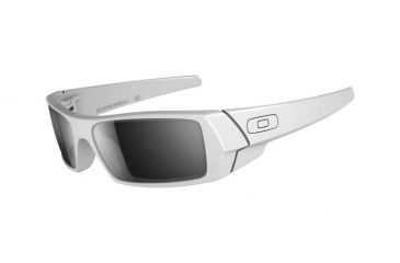 Image of Oakley GasCan Single Vision Prescription Sunglasses - Polished White Frame 03-474