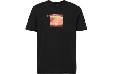 Image of Oakley Sunset Print Tee - Mens, Blackout, Medium, 457548-02E-M
