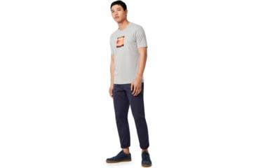 Image of Oakley Sunset Print Tee - Mens, Stone Gray, Small, 457548-22Y-S