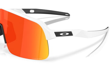 Image of Oakley Sutro Lite S Sunglasses, Matte White, PRIZM Ruby, PRIZM Ruby, OO9496-0234