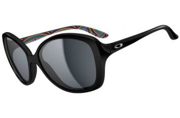 Image of Oakley Sweet Spot Sunglasses - Caia Koopman- Polished Black Frame and Grey Gradient Lens OO9169-08
