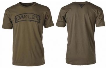 Image of Oakley Tab Tee, Worn Olive, XS 453379OEM-79B-XS