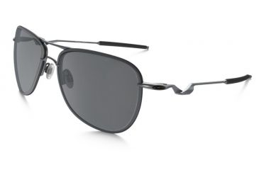 Image of Oakley Tailpin Sunglasses Lead Frame, Black Iridium Lens-OO4086-01