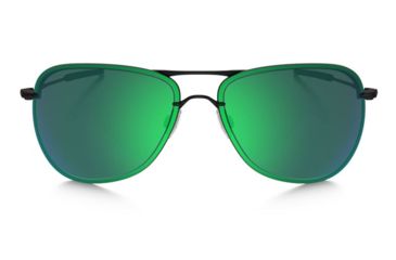 Image of Oakley Tailpin Sunglasses Satin Black Frame, Jade Iridium Lens-OO4086-02