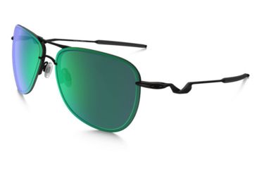 Image of Oakley Tailpin Sunglasses Satin Black Frame, Jade Iridium Lens-OO4086-02