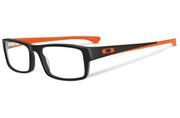 Image of Oakley Tailspin Eyeglasses, Satin Black/Orange, 57.5 mm OX1099-0555