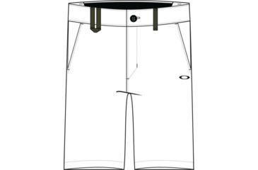 Image of Oakley Take Pro Short - Mens, White, 36, 442431-100-36