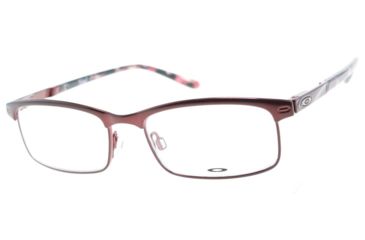 Image of Oakley Taxed Bifocal Prescription Eyeglasses 318203-49 - Cabernet Frame