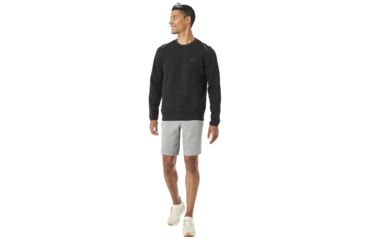 Image of Oakley Tech Knit Crew - Mens, Blackout, Large 472342-02E-L