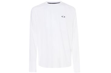 Image of Oakley Tech Knit Long Sleeve - Mens, White, Extra Large, 434161-100-XL