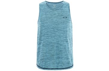 Image of Oakley Tech Tank - Mens, Atomic Blue Dk Heather, 2XL, 434029-6C1-XXL