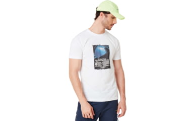 Image of Oakley Tee ADV 2 - Mens, White, Small, 457897-100-S