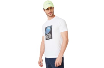 Image of Oakley Tee ADV 2 - Mens, White, Small, 457897-100-S
