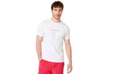 Image of Oakley Tee College - Mens, White, Small, 457969-100-S