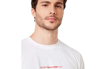 Image of Oakley Tee College - Mens, White, Small, 457969-100-S