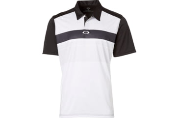 Image of Oakley The Major Polo - Mens, Blackout, Small, 434146DSG-02E-S