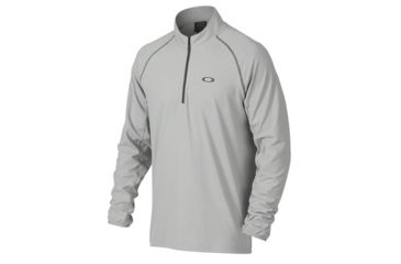 Image of Oakley Theo 1/4 Zip, Stone Gray, Medium 433162-22Y-MD