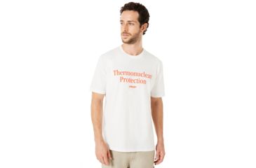 Image of Oakley Thermonuclear Protection Short Sleeve Tee - Mens, White, 2XL, 457327-100-XXL