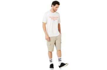 Image of Oakley Thermonuclear Protection Short Sleeve Tee - Mens, White, 2XL, 457327-100-XXL