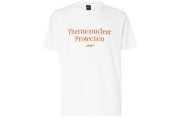 Image of Oakley Thermonuclear Protection Short Sleeve Tee - Mens, White, 2XL, 457327-100-XXL