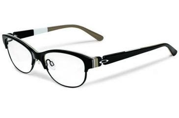 Image of Oakley Throwback Progressive Prescription Eyeglasses, Black Frame, OX1108-0352PR