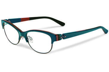 Image of Oakley Throwback Womens Eyeglasses, Dark Green Frame, 52mm OX1108-0452