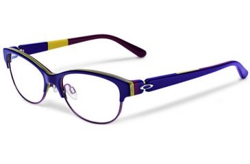 Image of Oakley Throwback Progressive Prescription Eyeglasses, Dark Purple Frame, OX1108-0152PR