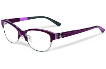 Image of Oakley Throwback Womens Eyeglasses, Dark Red Frame, 52mm OX1108-0252