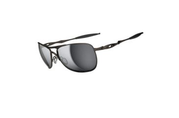 Image of Oakley Ti Crosshair 3.0 Pewter Frame w/ Black Iridium Polarized Lenses Sunglasses OO6014-02