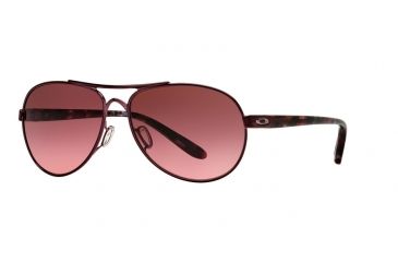 Image of Oakley TIE BREAKER OO4108 Single Vision Prescription Sunglasses OO4108-410801-56 - Lens Diameter 56 mm, Frame Color Blackberry