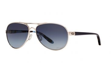 Image of Oakley TIE BREAKER OO4108 Single Vision Prescription Sunglasses OO4108-410802-56 - Lens Diameter 56 mm, Frame Color Polished Chrome