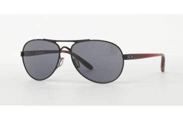 Image of Oakley TIE BREAKER OO4108 Single Vision Prescription Sunglasses OO4108-410807-56 - Lens Diameter 56 mm, Frame Color Polished Black