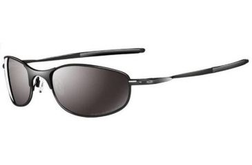 Image of Oakley Tightrope Polished Black Frame w/ Black Iridium Polarized Lenses Sunglasses OO4040-07