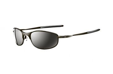 Image of Oakley Tightrope Sunglasses, Pewter Frame, Black Irid Lens, Polarized OO4040-02